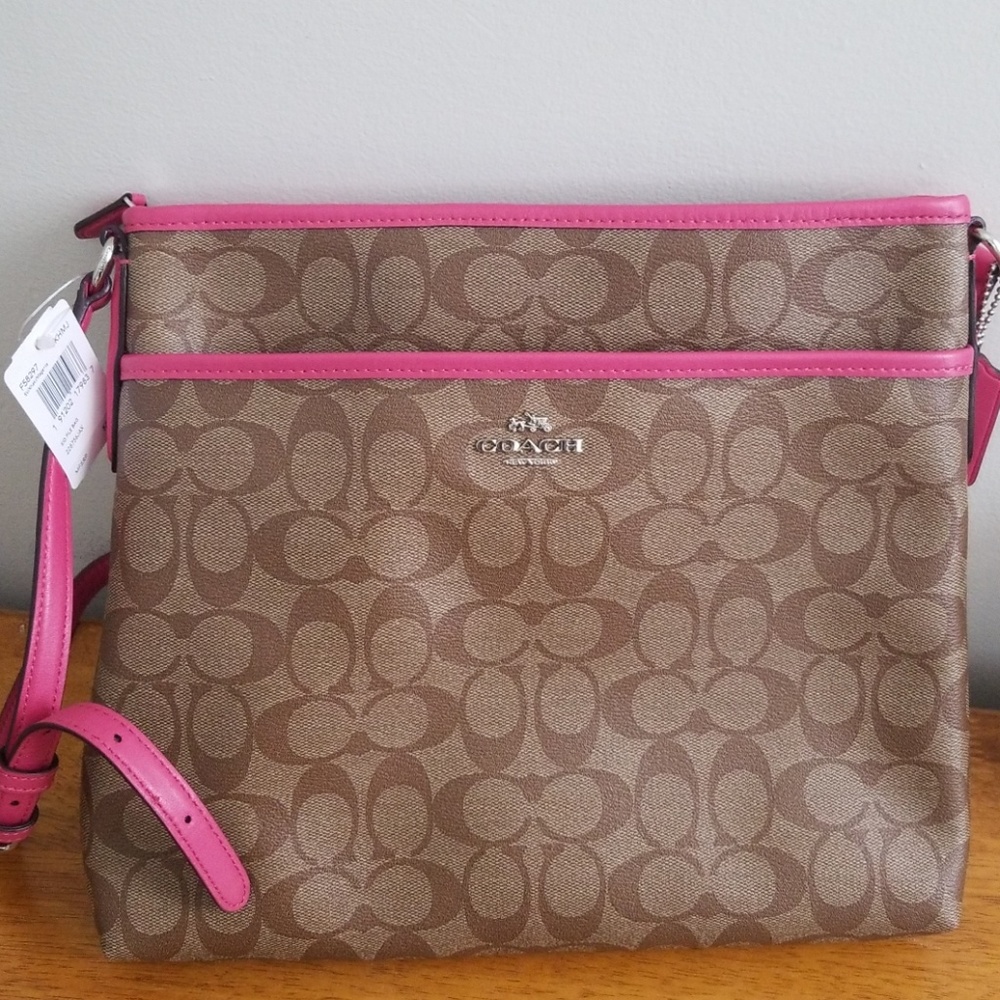 Never used, with tags Authentic Coach cross body